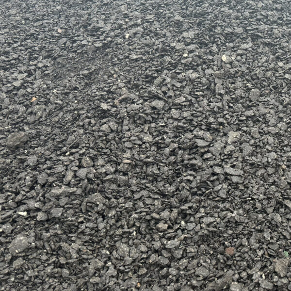 close up of road planings aggregates.